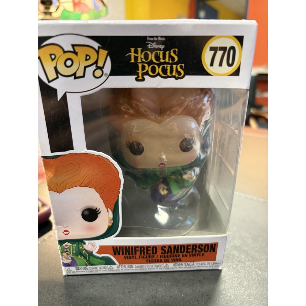 Hocus Pocus Funko Pop #770 Winifred Sanderson on Broom Vinyl Figure NIB Disney